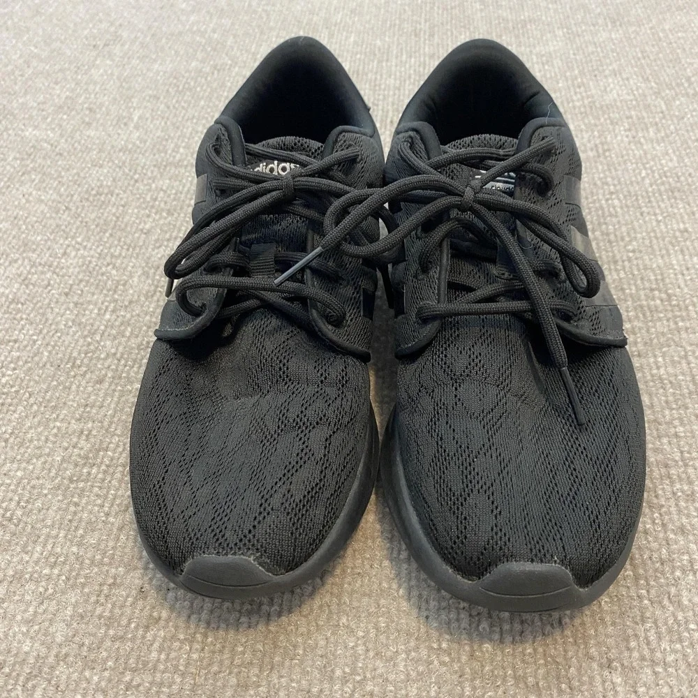 Adidas Cloudfoam Shoes Womens Size 7.5 Black Mesh Cushioned B28139 Sneakers - Picture 4 of 9